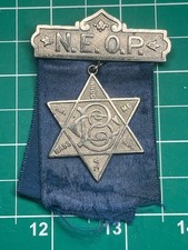 Vintage  N.E.O.P. New England Order of Protection Medal Badge picture