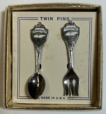 Tennessee Vintage Fork And Spoon Lapel Pins, Volunteer State picture