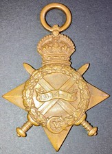 original IDd named WW1 BRITISH 1914-15 STAR Medal ROYAL SCOTS FUSILIERS WWI UK picture