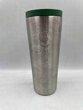 NWT Starbucks 1971 Heritage Stainless Steel Green And Silver Tumbler picture