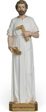 Catholic St. Joseph Statue the Worker, 11