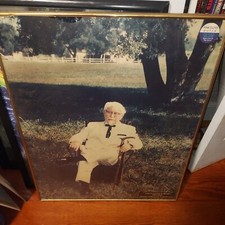 Vintage Harland Colonel Sanders MEMORIAL Portrait 1980's KFC Advertising RARE FS picture