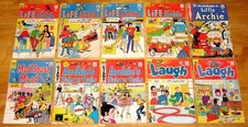 Large 1960s ARCHIE LOT 34 Books LIFE WITH ARCHIE, PEP, LAUGH, PALS 'N' GALS +++ picture