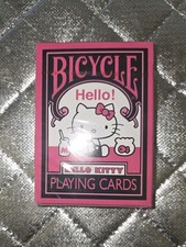 Bicycle Hello Kitty Playing Cards Pink/Black Sanrio 2025 poker deck picture