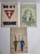 1942 1943 1945 Louisville Male High School Spectator WWII Kentucky Magazine Lot picture
