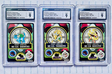 1998 Vintage Pokémon Set CGC 9 Sealdass Vaporeon 134 Jolteon 135 Flareon 136 picture