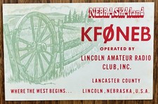 QSL Card - Lincoln Nebraska USA State Fair Special Operation KF0NEB 1970 picture