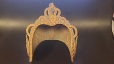 Old bronze antique helmet picture