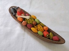 VTG TALAT NAM FLOATING BOAT MARKET SOUTH ASIA INDIA THAILAND FRUIT FISH FOLK ART picture