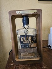 Knob Creek 21 year empty bottle and wood case picture