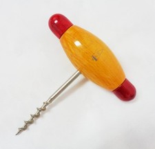 Alessi Twergi Ettore Sottsass Wine Opener, 1990s Original, Woodworking Series picture