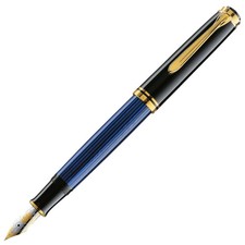 Pelikan Souveran M800 Fountain Pen - Black/Blue picture