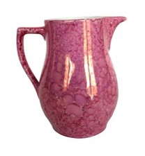 Vintage Retsch & Co. Ceramic Pink Glazed Small Pitcher picture