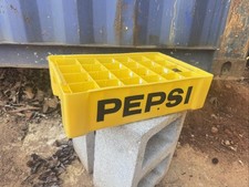 Vintage PEPSI COLA Bottle Crate Storage Carrier Plastic 18