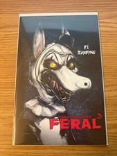 Feral #3 - Terrifier Art The Clown Homage Poster   - Image - 2024 Ltd to 500 picture