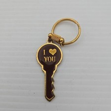 I Love You Key Shaoed Keychain picture