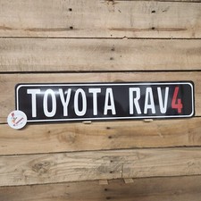 TOYOTA RAV4, European, Aluminum License Plate, EURO TAG, CAR LICENSE PLATE picture