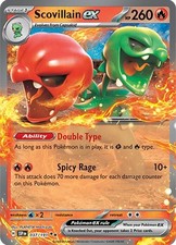 Scovillain ex Double Rare Holo SSP 037/191 NM picture