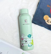 Starbucks Mint Green Insulated Bottle - Cute Bunny Floral 17oz Stainless Tumbler picture