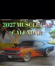 2027 MUSCLE CARS / CLASSICS WALL CALENDAR / picture