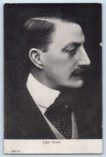 c1905 John Drew American Actor Portrait Studio Unposted Antique Postcard picture