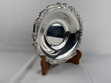 Sheridan Silverplate Serving Bowl Scroll and Leaf Design 1970 picture
