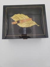 Humidor Vtg Sorrento Gabriella Via Tasso 10 & Credo France Humidifier Hygrometer picture
