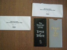 Very Rare WDW 2 1994  TwZone Tower of Terror Commemorative Tickets one unopened picture