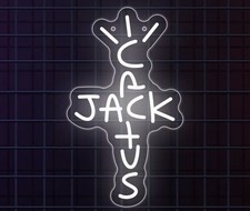 2pcs Cactus Jack Led Sign Neon Light USB Powered Wall Decor Random Color picture