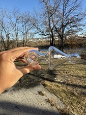 5.5 inch Grav Lab Helix Hand Pipe Glass Chillum Smoking Pipe picture