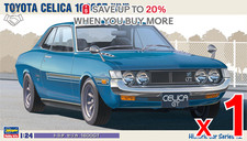 US ONLY x1 Hasegawa HC12 Toyota Celica 1600GT 1970 1:24 Scale Car Model Kit picture