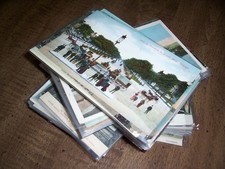 100 Pre-Linen postcard lot ~ early 1900's - 1930's ~ 4 cents each picture