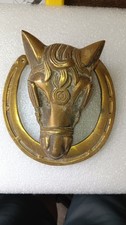 BEAUTIFUL HEAVY DUTY HORSE DOORKNOCKER  - HUGE   (8306) picture