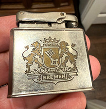 MONOPOL Silver Lighter Bremen Coat of Arms Crest Collectible, Germany picture