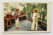 Muchachos Mexico Mexican Boys Street Scene Vintage Postcard Mexico City C5 picture