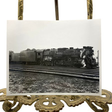 Vintage Nickel Plate Road 778 Steam Locomotive Photo 4x5 B&W Gelatin Orig picture