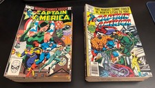 Wow GIANT Lot of *74* 1980-1987 CAPTAIN AMERICA Comics *VF/NM Beauties* Keys picture