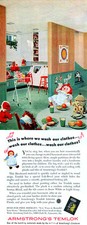 Raggedy Ann Doll ARMSTRONG’S TAMLOK Playroom LAUNDRY Toys 1954 MCM Magazine Ad picture