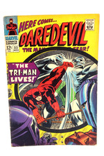 Daredevil #22 Tri-Man 1st Appearance Stan Lee Gene Colan 1966 Marvel Comics G+ picture
