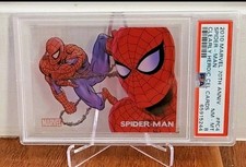 PSA 8 2010 Rittenhouse 70 Years of Marvel Clearly Heroic Cel SPIDER-MAN #PC4 picture