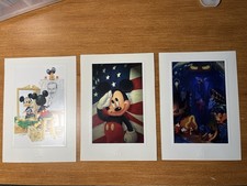 Lot Of 3 Art Of Disney Post Cards- Mickey Mouse, Sorcerer Mickey picture