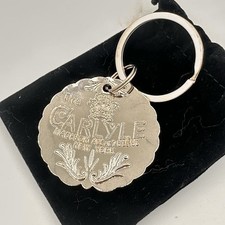 The Carlyle Hotel Madison Ave at 76th St. New York Silver Room Key BRAND NEW picture