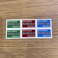 Matchbox Lesney No 17 Bedford Removals Van - Replacement Decals picture