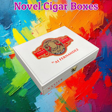 Nasser The Goat Connecticut Toro Empty Wooden Cigar Box 9x7x2 picture