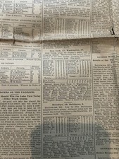 1894 07/20 CHICAGO DAILY INTER OCEAN; NEWSPAPER, BOXSCORES, ANSON, NEGRO LEAGUES picture