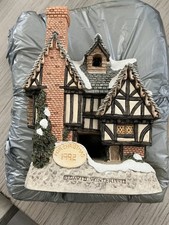 David Winter Cottages ~Scrooge’s School  John Hine Studio’s 1992 NEW in its box picture