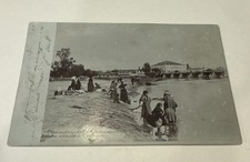 Maritsa River city of Pazardzhik, Bulgaria Vintage 1901 Postcard picture