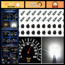 WLJH White T5 74 Led Bulb Dash Lights with PC74 Twist Socket, Dimmable picture