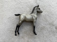 VTG Breyer Horse #220 Dapple Grey Proud Arabian Foal RARE BLACK POINT BLANKET picture
