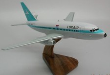 B-737 Luxair Airlines B737 Airplane Desktop Wood Model Large New  picture